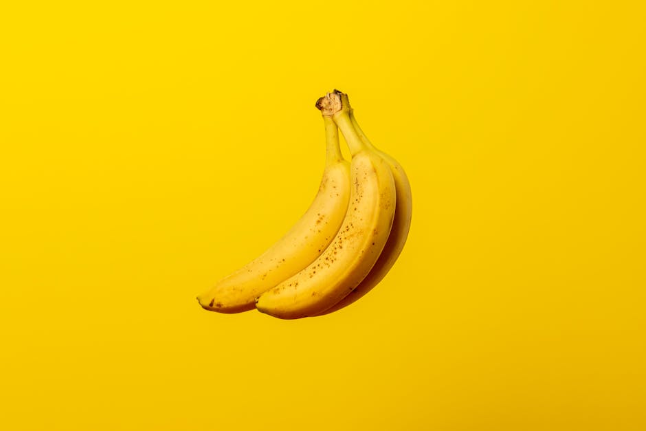 Copy space Photo of Yellow Bananas